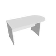 Doplnkový stôl Gate, 160x75,5x80 cm, biely/biely
