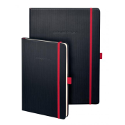 Zápisník CONCEPTUM Red Edition A5, linajkový čierno-červený