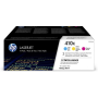 Toner HP 410X 3-pack High Yield Cyan/Magenta/Yellow Original LaserJet Toner Cartridges (CF252XM)