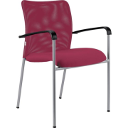 Konferenčná stolička Vanity Plus, červená