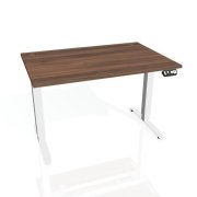 Pracovný stôl Motion, PO, 2S, 160x70,5-120,5x80 cm, orech/biela