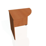 Doplnkový stôl Gate, pravý, 80x75,5x80 cm, čerešňa/čerešňa