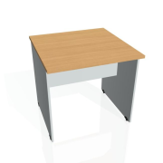Rokovací stôl Gate, 80x75,5x80 cm, buk/sivá