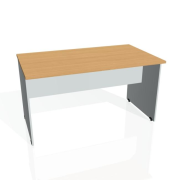Rokovací stôl Gate, 140x75,5x80 cm, buk/sivá