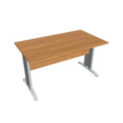 Rokovací stôl Cross, 140x75,5x80 cm, jelša/kov