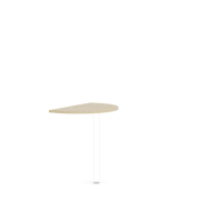 Doplnkový stôl bez nohy BASIC, 80x50x2,2cm, breza