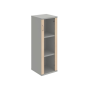 Policová skriňa Strong P, 40x115,2x40 cm, agát/sivá