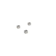 Rektifikačné nožičky, kovové, 6x6 cm, 3 ks