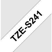 TZE-S241,  bílá/černá, 18mm