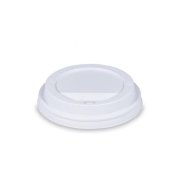 Viečko vypuklé biele pre poháriky priemer 90 mm (100 ks)