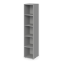 Skriňa otvorená vysoká 4 police Lenza Wels, 39,9x196,5x40,4cm, sivá