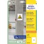 Etikety univerzálne 210x297mm Avery  A4, silne lepivé 20 hárkov