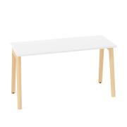 Pracovný stôl ALFA ROOT 140x80cm, biely