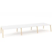 Pracovné stoly Bench ALFA ROOT 540x160cm, biely