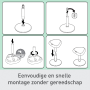 Ergonomická balančná stolička Leitz Ergo na sedenie, zamatová šedá