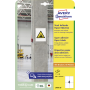 Etikety univerzálne 105x148mm Avery A4, silne lepivé 20 hárkov