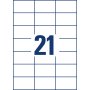 Etikety univerzálne 70x42,3mm Avery A4 25+5 hárkov