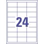 Etikety univerzálne 64,6x33,8mm Avery A4 100 hárkov