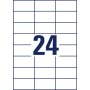 Etikety univerzálne 70x37mm Avery A4 100 hárkov