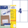 Etikety univerzálne 105x148mm Avery A4 100 hárkov