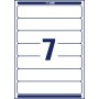 Etikety univerzálne na zakladače 38 x 192 mm Avery A4 25+5 hárkov