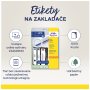 Etikety univerzálne na zakladače 38 x 192 mm Avery A4 25+5 hárkov