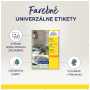 Etikety Avery odnímateľné 45,7x21,2 mm, modré