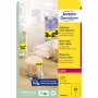 Etikety Avery odnímateľné 99,1x38,1 mm neónové žlté