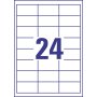Etikety univerzálne 64,6x33,8mm Avery A4 100 hárkov