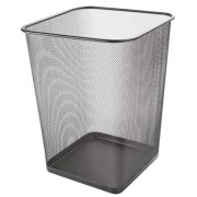 Drôtený kôš 18 ℓ hranatý čierny