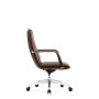 Kancelárske kreslo Carlo Conference, hnedé