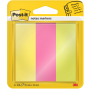 Záložky Post-it papierové, 25x76 mm, 100 lístkov, 3 bločky/balnie Post-it® Papierové Záložky,