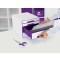 Titánové kancelárske nožnice Leitz WOW 205mm purpurové