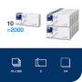 Papierové servítky 2-vrstv. TORK Exclusiv 33 x 33 cm, biele, 200 ks