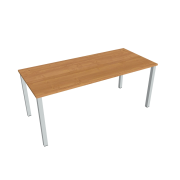 Pracovný stôl Uni, 180x75,5x80 cm, jelša/sivá