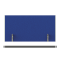 Paraván na hranu stola Akustik, 60 cm, antracit
