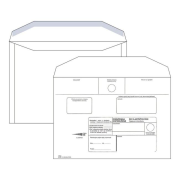 Poštové obálky C5 doručenka do VR OD, Doposielať, 1000 ks