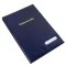 Podpisová kniha plastová 14 KARTON PP modrá