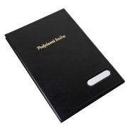 Podpisová kniha plastová 14 KARTON PP čierna
