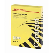 Farebný papier Office Depot A4 intenzívna žltá 160 g