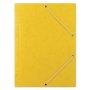Prešpánový obal s gumičkou DONAU žltý